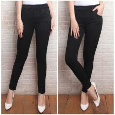 celana jegging wanita hitam bagus sangat murah