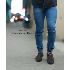 Celana joger jeans denim made in bandung