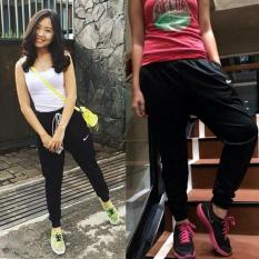 CELANA JOGER TRAINING PANJANG BEBY TERI HITAM
