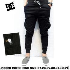 Celana Jogger Cargo Hitam Keren Murah Bandung - 65D3dd