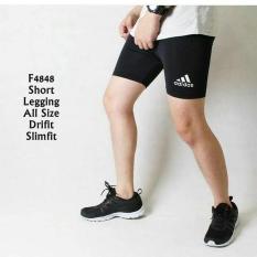 Celana Legging Pendek Pria Sport Gym Fitnes ADS