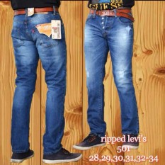 Celana Levis501biowash Ripped Original Impor /Celana Levis501 - Cd965c