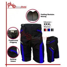 Celana Padding Sepeda MTB Gunung 2in1 Double Layer Pading Busa XXXL