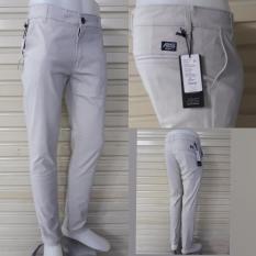 Celana panjang cino pria slim fit bahan cotton twill strecth/melar halus/lembut bagus murah