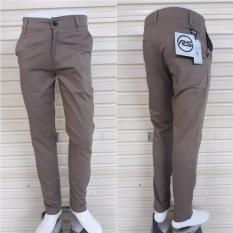 celana panjang cino pria slimfit bahan cotton twill strecth bagus murah