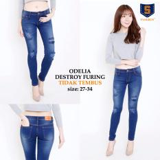 Celana panjang jeans wanita long pant Odessa 27-30