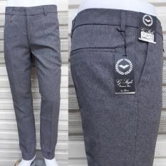 Celana panjang pria formal/kerja model slimfit bahan gabardin bagus murah