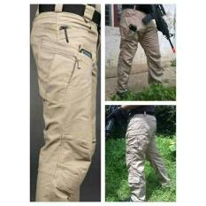 Celana Panjang Tactical Blackhawk Polisi Ganteng Cream - 36Beda