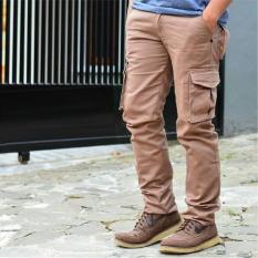 Celana PDL Cargo Panjang Pria - Mocca