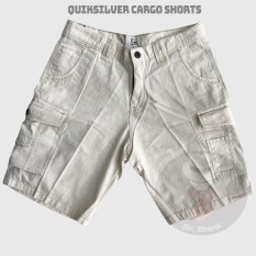 CELANA PENDEK CARGO DISTRO / CELANA PENDEK CARGO PRIA / CELANA PENDEK CARGO PREMIUM / CELANA PENDEK CARGO QUIKSILVER WHITE CREAM QUISC001