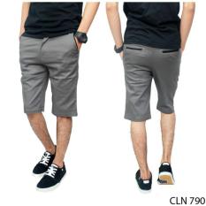 CELANA PENDEK CHINO PRIA CHINOS ABU ABU / GREY CASUAL CHINOS