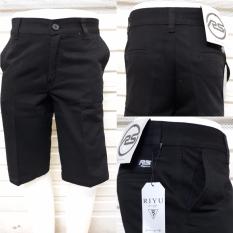 celana pendek cino pria warna hitam bagus murah