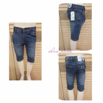 CELANA PENDEK JEANS PRIA (BIRU WHASING) TERBARU