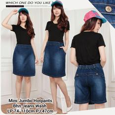 Celana pendek jumbo jeans hotpants wanita jumbo short pant Minari
