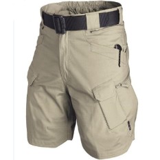 Celana Pendek Pria Tactical Blackhawk Krem Cream Pendek / PDL Cargo Outdoor Short Pants Pria Cowok / Celana Polisi Abri Casual Murah - Celana Santai -Kuliah