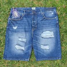 Celana Pendek Robek Robek Jeans Bigsize / Short Pants Ripped Branded - Pxr0pn