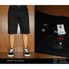 Celana Pendek Surfing Dc Pria Fashion Katun Hitam Distro - Z7ess3