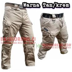 Celana Polisi Ganteng Warna Tan/Krem Kekinian Pdl Cargo Murah - C95A7C