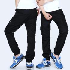 Celana Pria Joger Pant Hitam / Celana Distro Cowok Gaya Keren Garsel