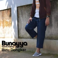 Celana Sirwal Formal Ikhwan biru dongker Bunayya Sunnah Clothing