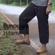 Celana Sirwal Formal Ikhwan Hitam Bunayya Sunnah Clothing