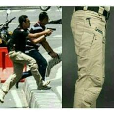 Celana Taktikal Cream Celana Cargo Blackhawks Celana Polisi Ganteng - Edcecc