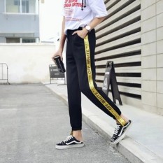 Celana Training Korean Style - trend Fasion wanita terkini - babyterry slacks pants - SP03