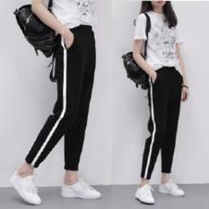 Celana Training Korean Style - trend Fasion wanita terkini - spandek slacks pants - SP02