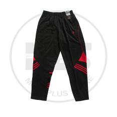 celana training merk athlet warna hitam garis merah