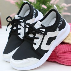 Cerah Panjang Musim Semi Perempuan Baru Sepatu Wanita Dia Kets Putih (509 Putih Putih Hitam Putih)