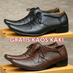 Cevany Pantofel Kulit Asli Original Sepatu Pria Formal Slip On Loafers Resmi