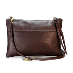 Ceviro Lotus Three way Style Bag dark Coffee (Sling-Clutch-CrossBody)