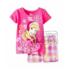 cf 1111 pakaian anak perempuan / baju setelan kaos princess barbie