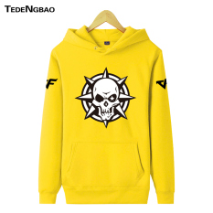 CF Tambah Beludru Pria Permainan Tim Pakaian Siswa Kaos Sweater (Kuning 1)