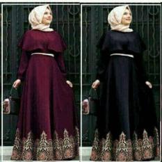 CGD Andiani Balon Batik (Maroon- Black) Baju Muslim