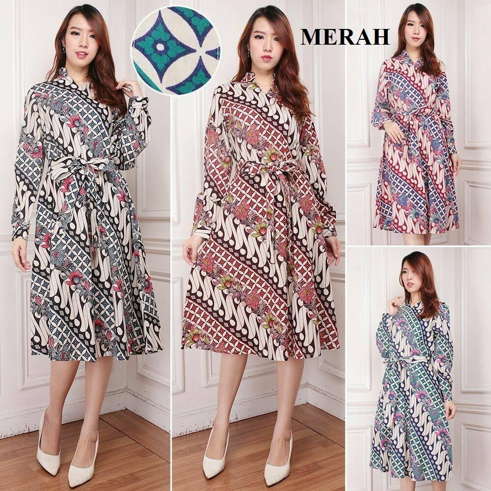 CGF Fashion - Baju Atasan Dress Tunik Wanita Zahiya Bahan Katun Batik