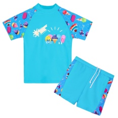 Murah Promosi Diskon Terbaik untuk Anak Swimwear Anak-anak Sports Boys T-shirt Remaja Shirt Baju Bayi untuk 3-10Y-Intl