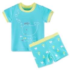 Murah Promosi Diskon Terbaik untuk Anak Swimwear Anak-anak Sports Boys T-shirt Remaja Shirt Baju Bayi untuk 3M-6Y-Intl
