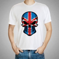Jual Murah Modis Kaus Clothing Pria Anime Kaus Kemeja Putih Atasan-Internasional
