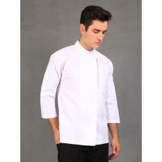 Chef Series Diamond Series Tangan Panjang Baju Koki - Putih
