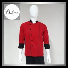 Chef Wear Baju Koki Komb Manset S-XL