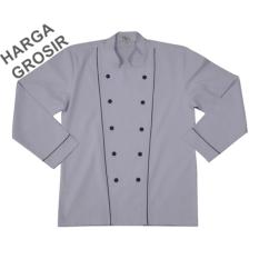 Chef Wear Baju Koki Putih Lengan Panjang S-XXL GROSIR