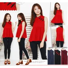cheongsam top - baju cheongsam - baju merah - baju imlek - qipao top - lunar top - baju shanghai - shanghai top - baju edisi imlek - cheongsham top - baju cheongsham
