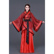 Wanita Cina Ruqun Hanfu Setelan Cosplay Lengan Panjang Gaun Wangsa Tang Kostum-Internasional