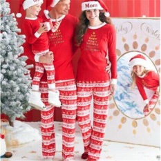 Natal Anak-anak Setelan, Cetak Rumah Layanan, Piyama Dua Potong (Mom Model)-Internasional