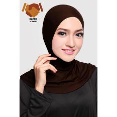 Ciput Hijab Inner Antem Sleting - Dark Brown