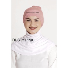 Ciput Inner Rajut Anti Pusing - Isi 6pcs Hitam Putih Pink Navy Maroon Abu