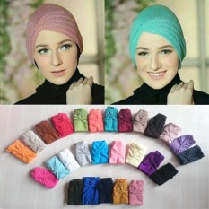 Myanka Ciput Rajut Kerut (Warna Random)