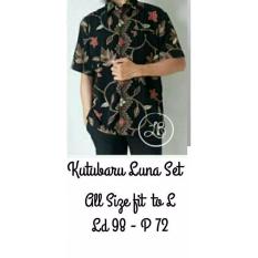 Cj collection Atasan kemeja batik pria jumbo shirt Ricko M - XL