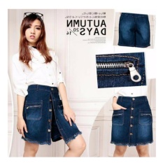 Cj collection Celana jeans pendek hotpant wanita jumbo short pant Meila
